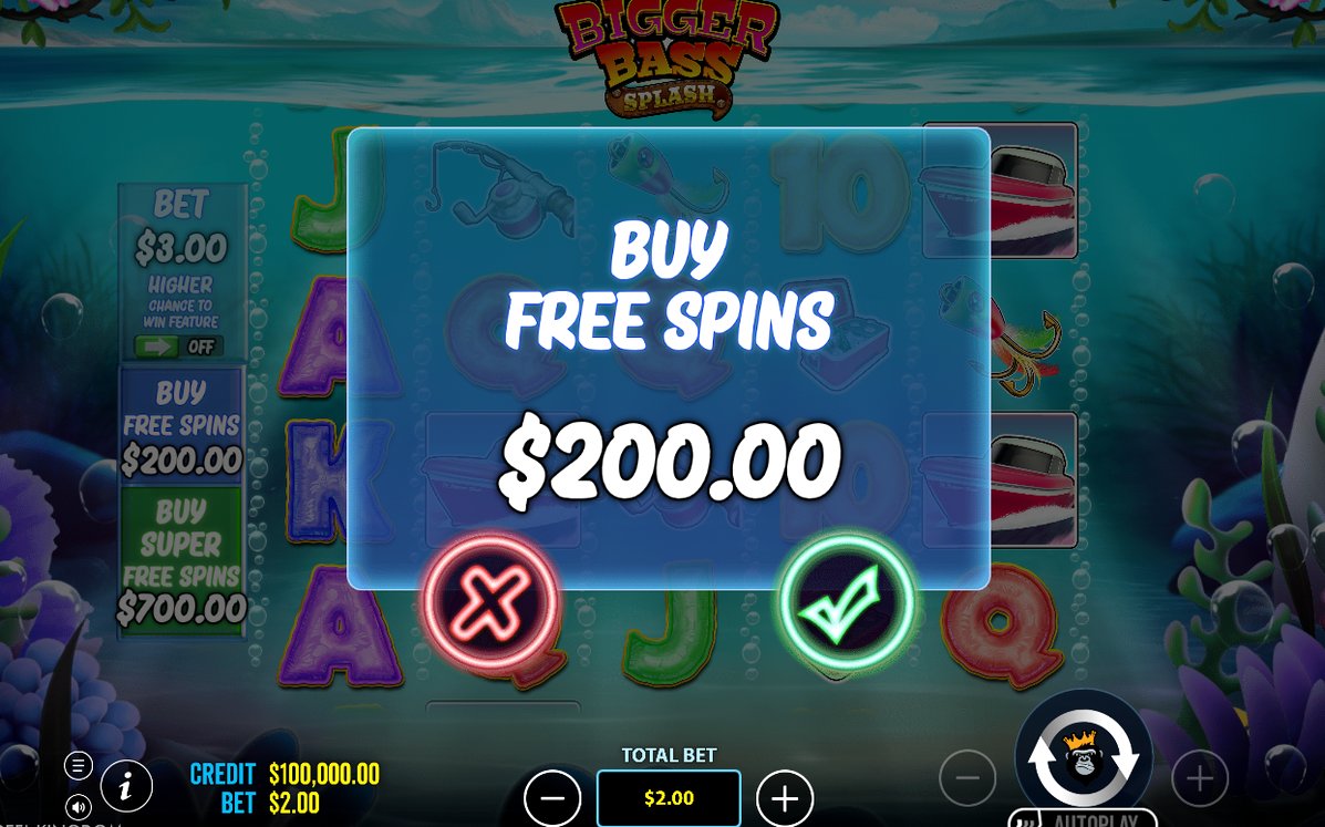 Three SCATTER symbols showing the start of Free Spins